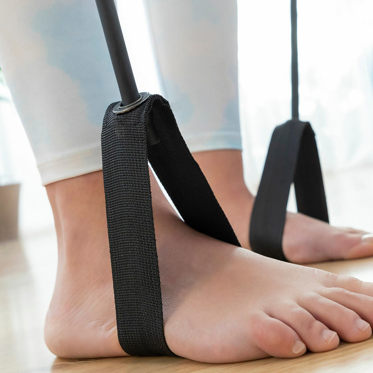 Innovagoods Barre De Fitness Avec Élastiques Et Guide D'exercice Innovagoods (Reconditionné A)