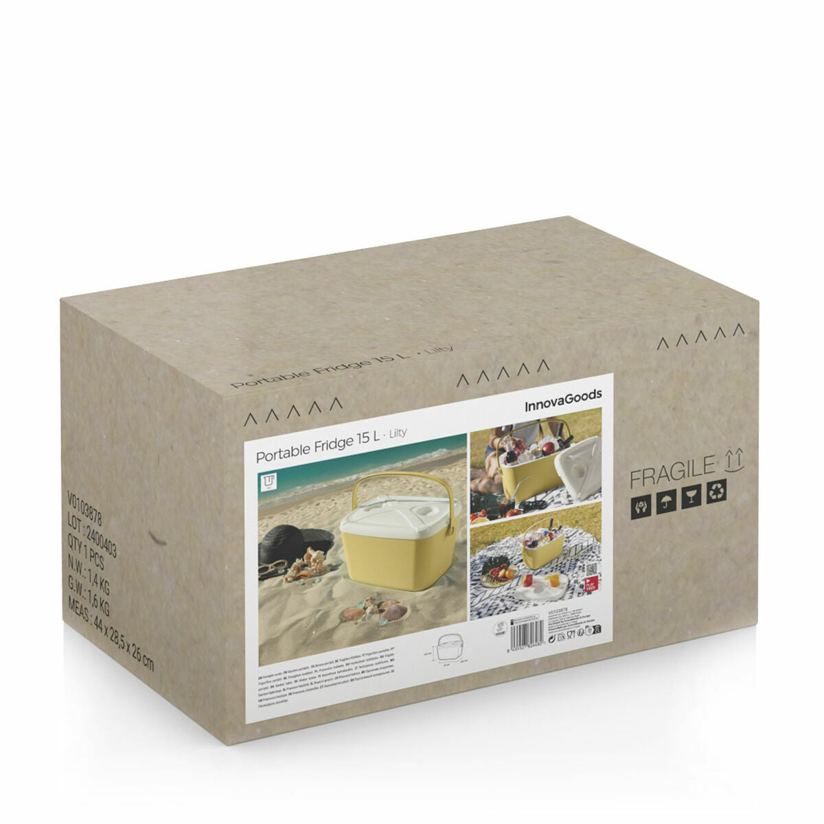 Innovagoods Glacière Rigide Portable Lilty Innovagoods 15 L