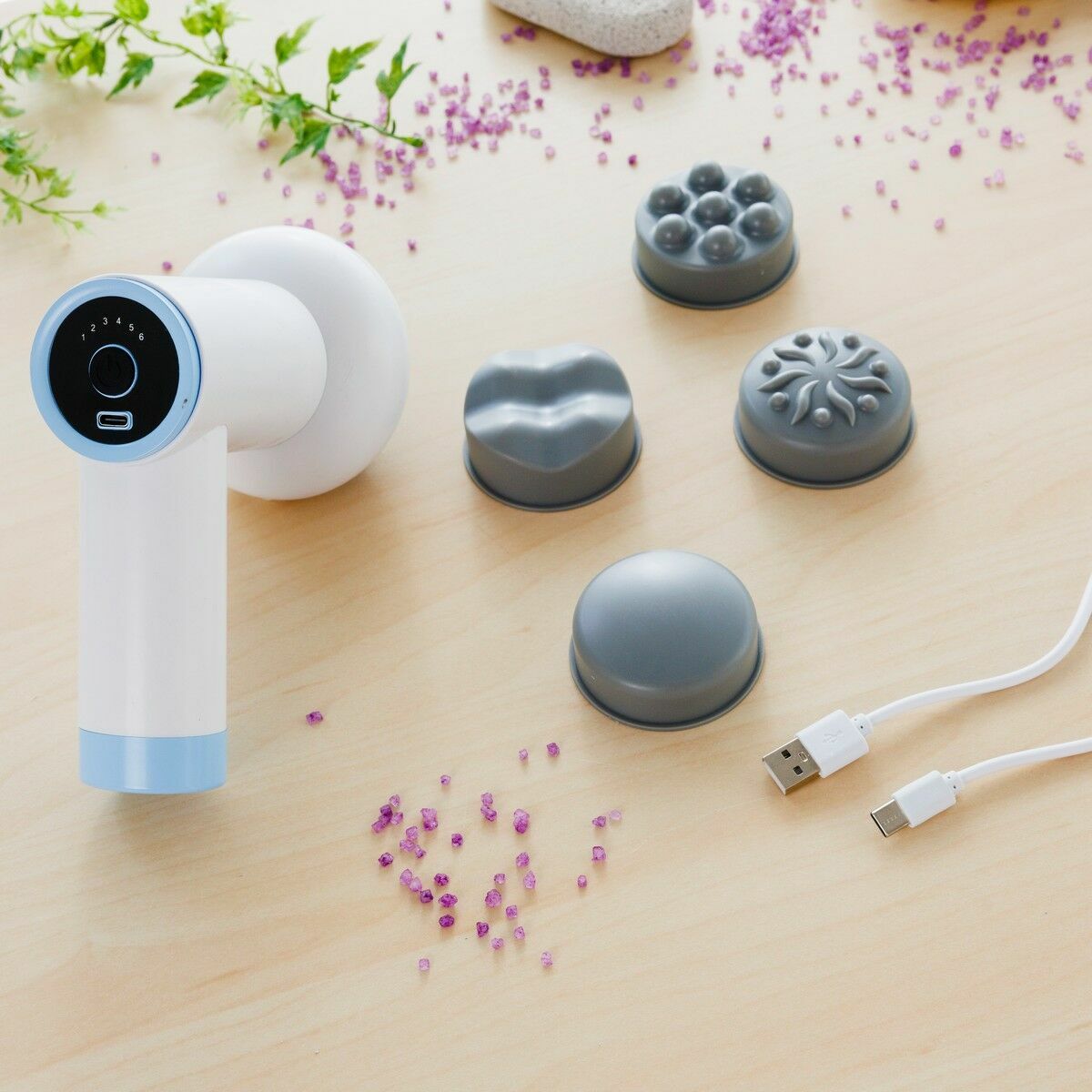 Innovagoods Pistolet De Massage Anticellulite Rechargeable 6 En 1 Innovagoods Fat Reducer Massage Gun (Reconditionné A)