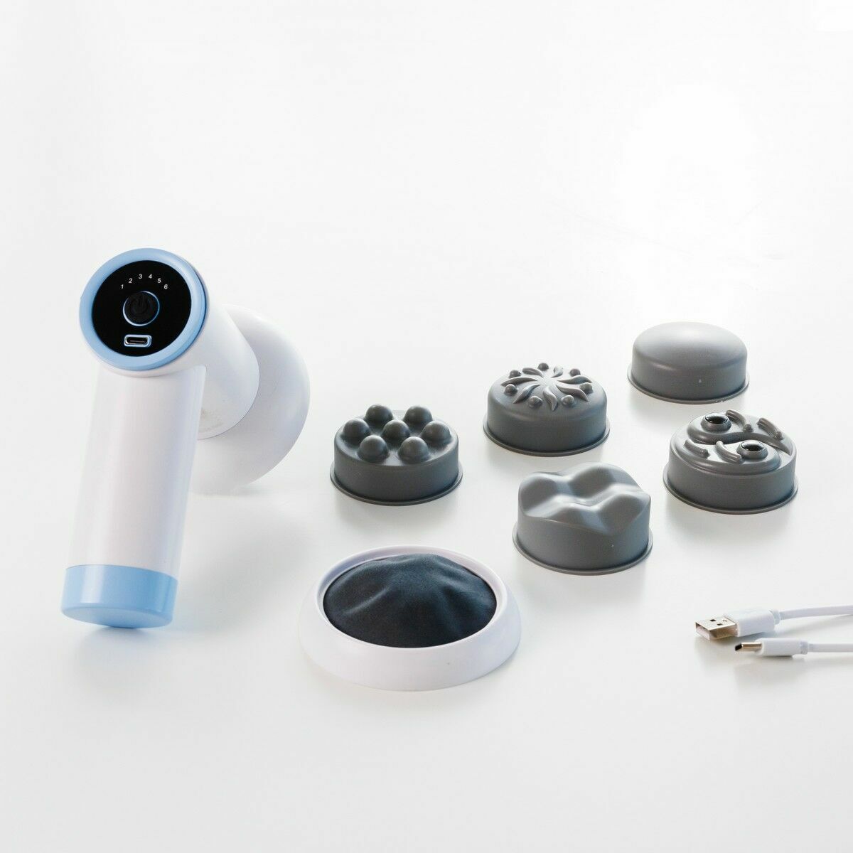 Innovagoods Pistolet De Massage Anticellulite Rechargeable 6 En 1 Innovagoods Fat Reducer Massage Gun (Reconditionné A)