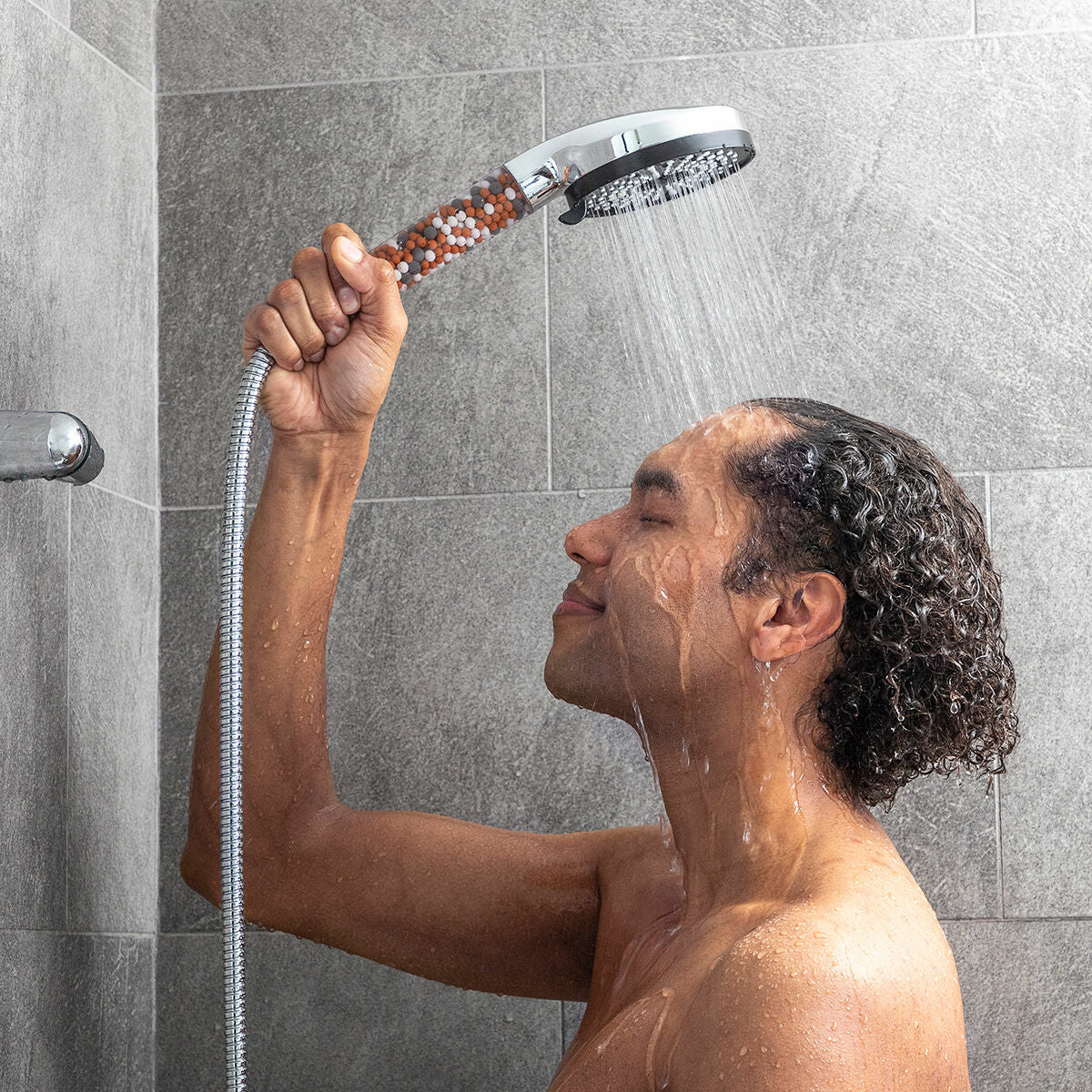 Innovagoods Pommeau De Douche Haute Pression Avec Filtre Et Minéraux Moshol Innovagoods