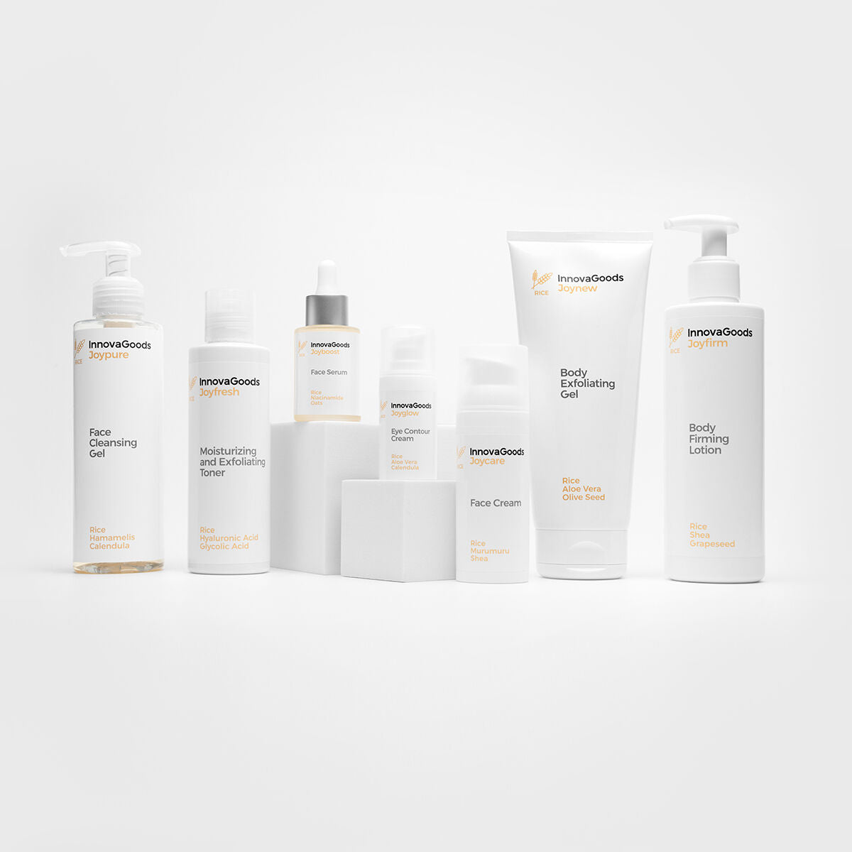 Innovagoods Gel Nettoyant Visage Rice Joypure Innovagoods 200 Ml