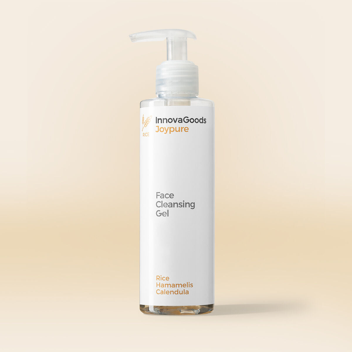 Innovagoods Gel Nettoyant Visage Rice Joypure Innovagoods 200 Ml