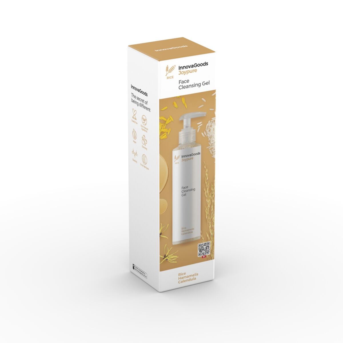 Innovagoods Gel Nettoyant Visage Rice Joypure Innovagoods 200 Ml
