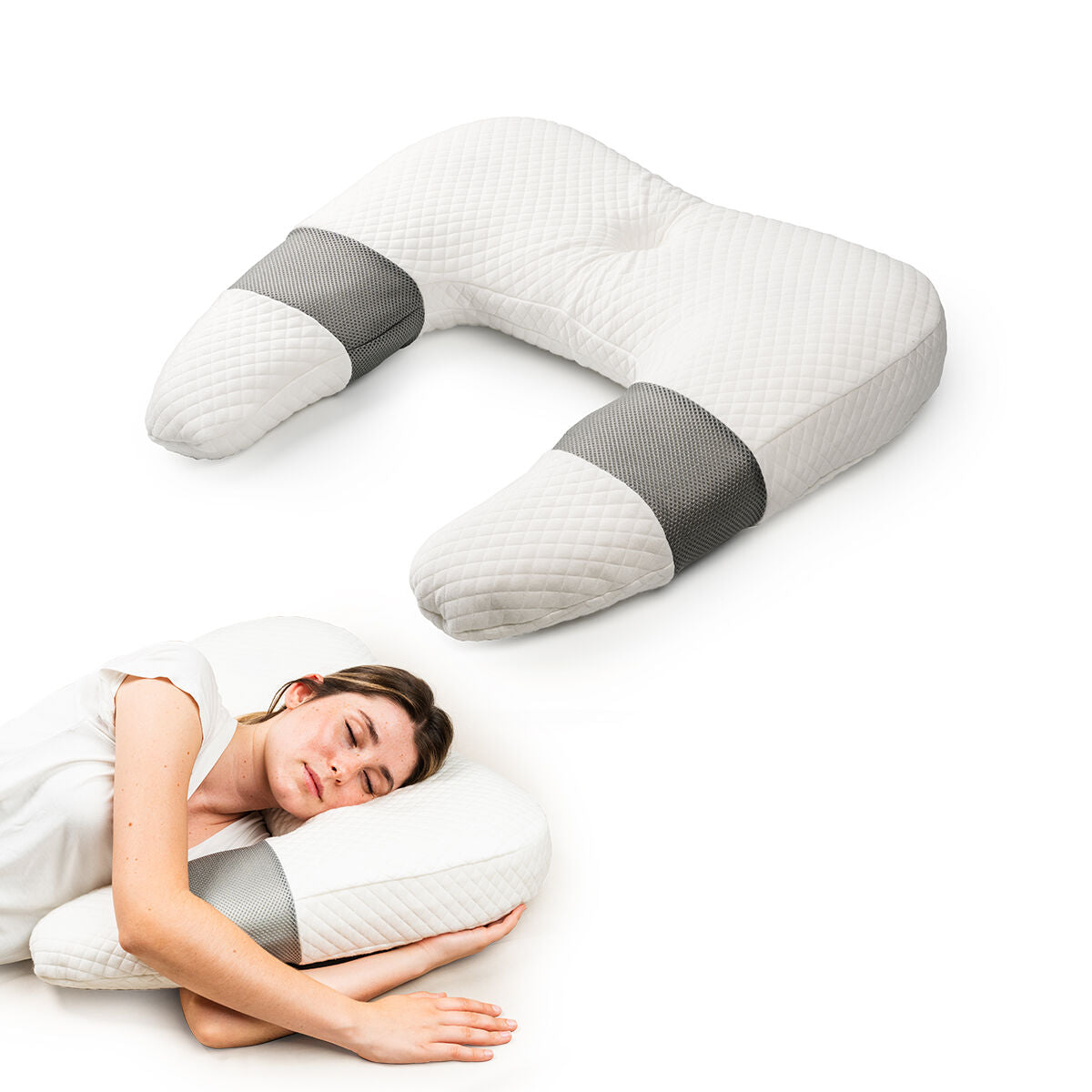 Innovagoods Oreiller Ergonomique Multifonctions Ullow Innovagoods