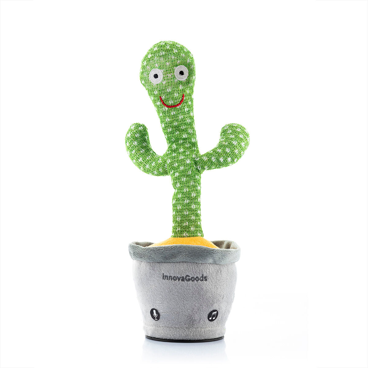 Innovagoods Cactus Dansant Et Parlant Rechargeable Avec Musique Et Led Multicolore Cacxi Innovagoods