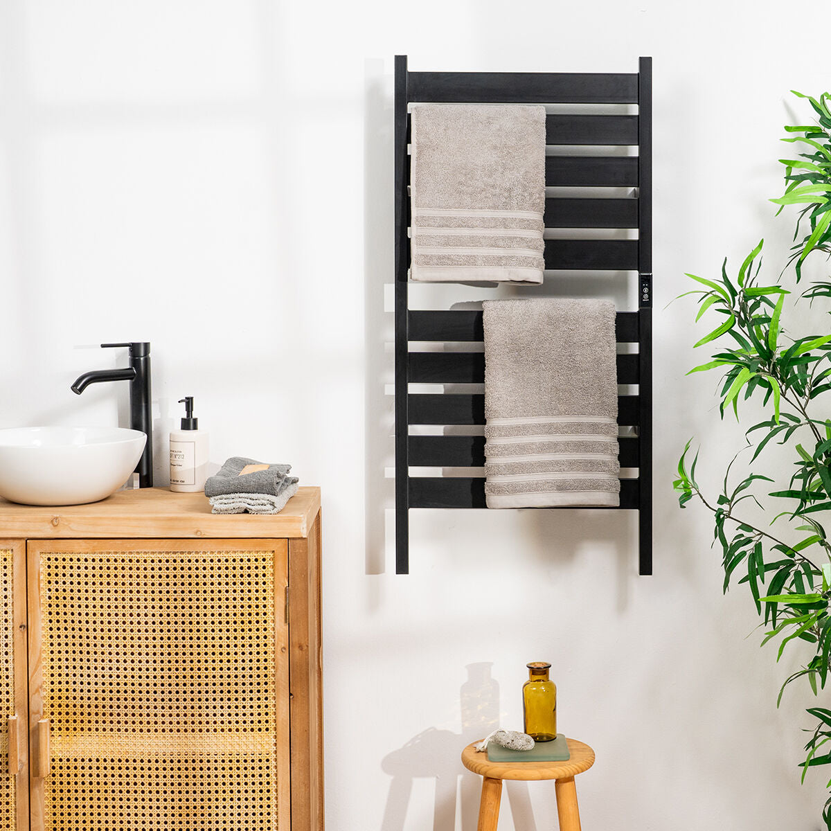 Innovagoods Porte-Serviettes Électrique Pour Mur Ou Sol Towarall Innovagoods 10 Barres