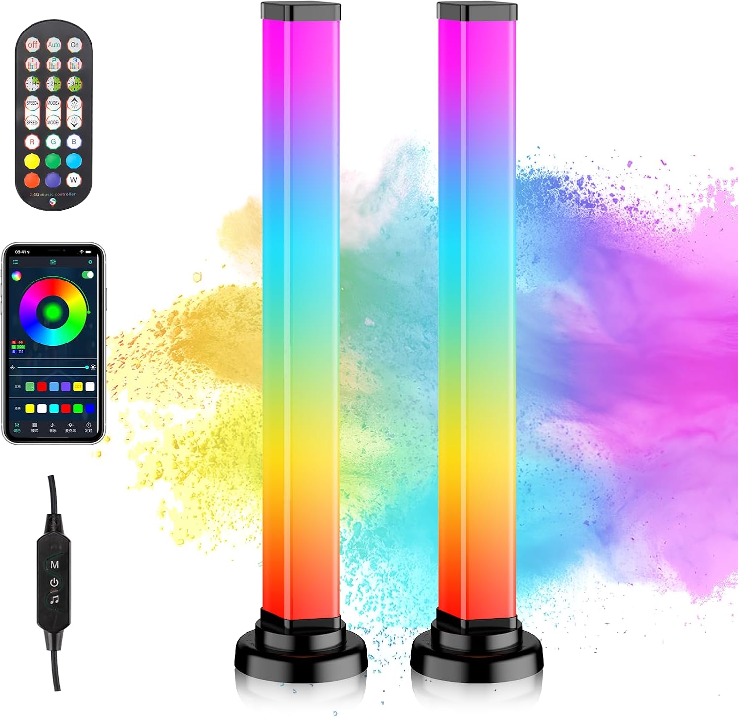 Barres RGB Smart avec Synchronisation Musique et TV