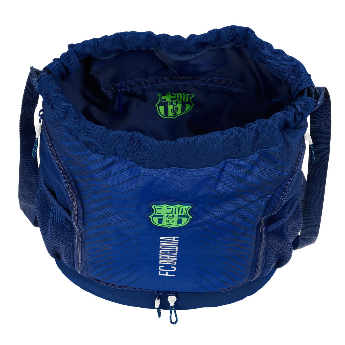 F.c. Barcelona Sac À Dos Serré Par Des Ficelles F.c. Barcelona Blue Marine 35 X 40 X 1 Cm