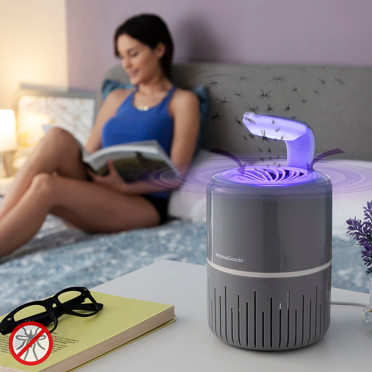 Innovagoods Lampe Anti-Moustiques À Aspiration Kl Drain Innovagoods