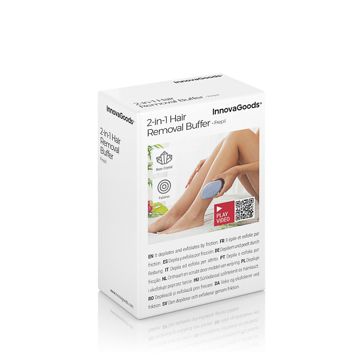 Innovagoods Épilateur Exfoliant Par Frottement Avec Nanocristaux Frepil Innovagoods