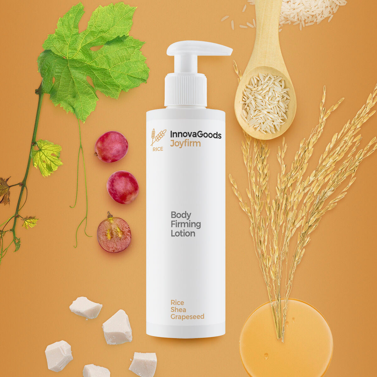 Innovagoods Lotion Corporelle Raffermissante Rice Joyfirm Innovagoods 250 Ml