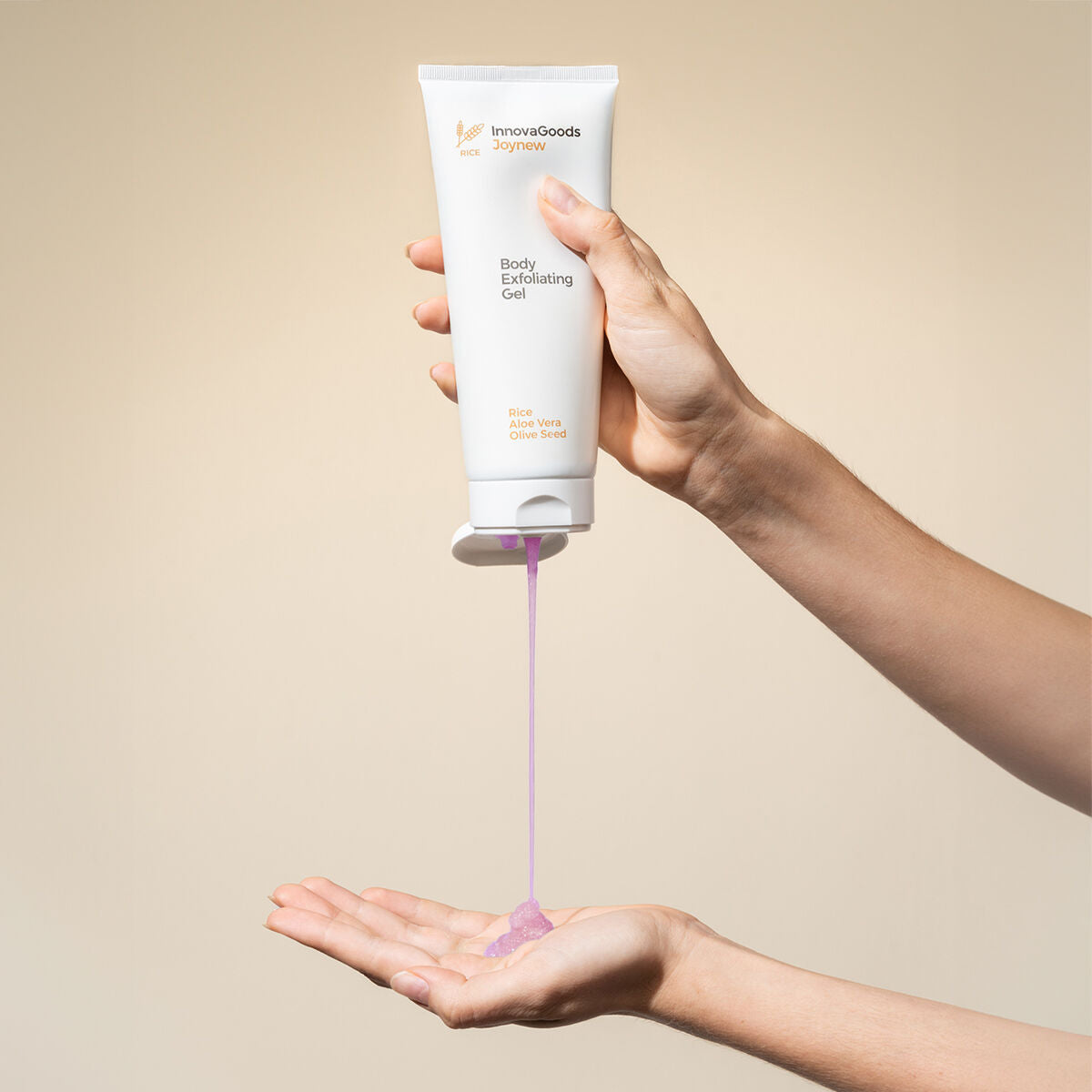 Innovagoods Gel Exfoliant Corporel Rice Joynew Innovagoods 200 Ml
