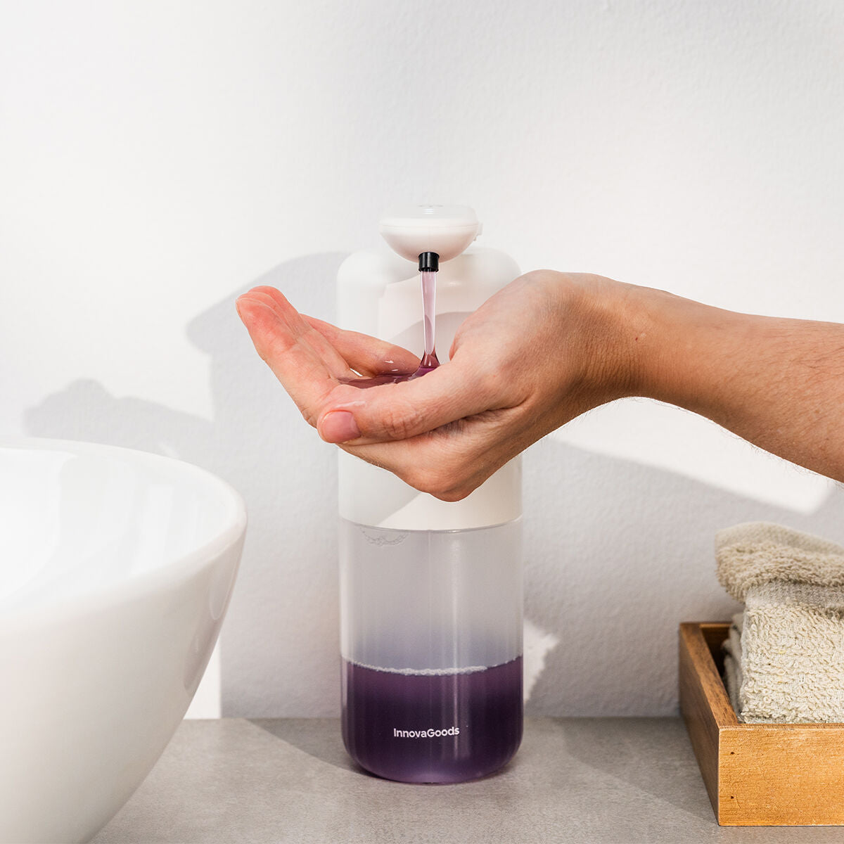 Innovagoods Distributeur Automatique Rechargeable De Savon Liquide Bitesap Innovagoods